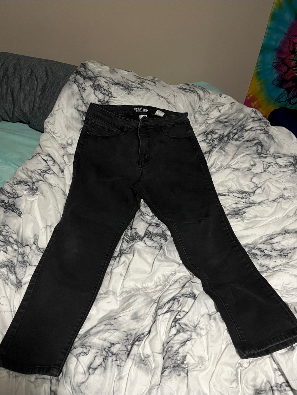 Time and Tru Black Straight Leg Women’s Jeans